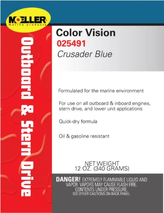 025491 – MOELLER Engine Paint, For Use On All Outboard And Inboard Engines/ Stern Drive And Lower Unit Applications C...